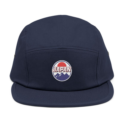 Embroided 5 Panel Cap, Japan Design Hat
