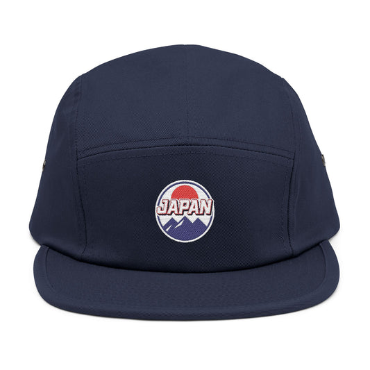 Embroided 5 Panel Cap, Japan Design Hat