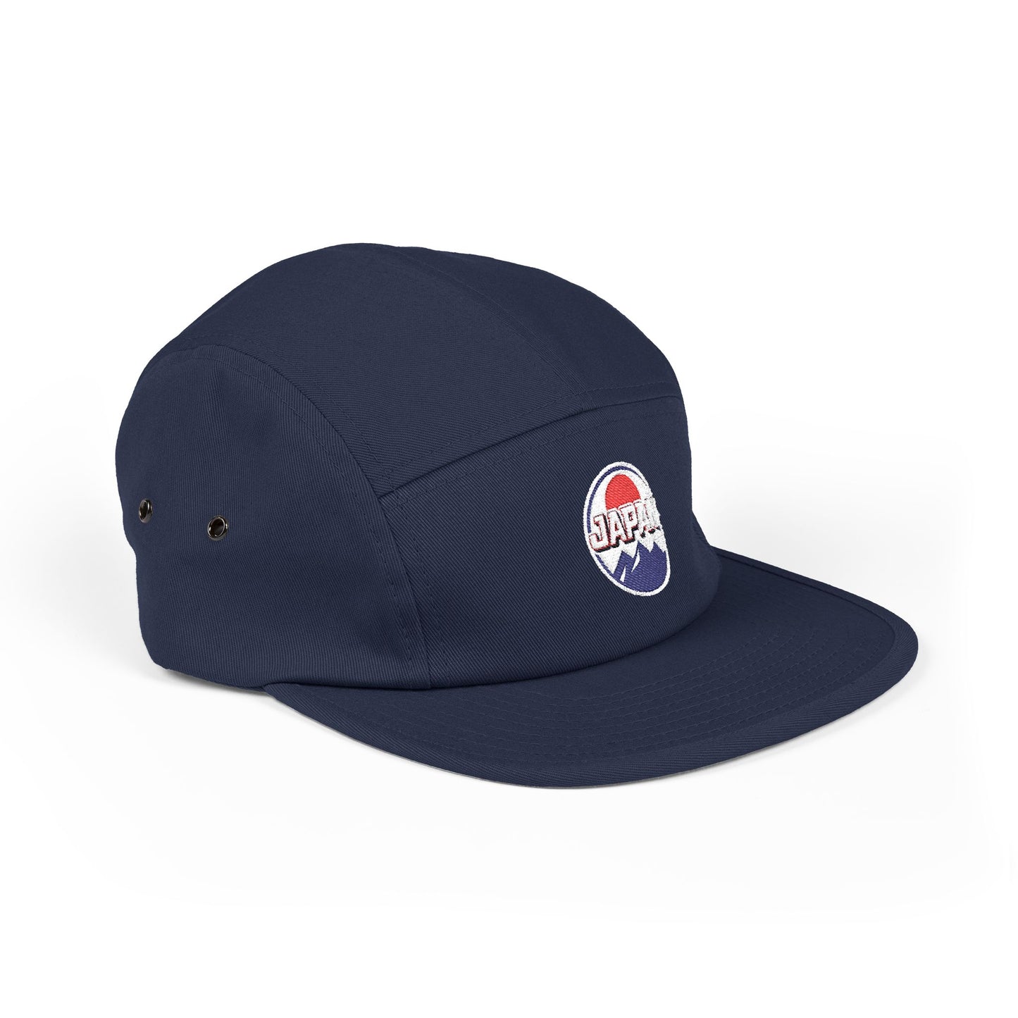 Embroided 5 Panel Cap, Japan Design Hat